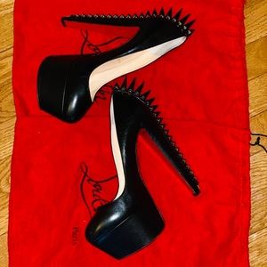 Christian Louboutin Black Electropump 160 Nappa